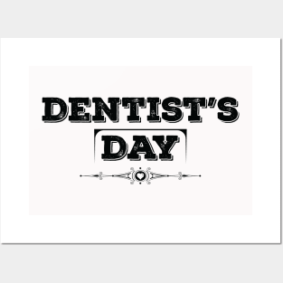 National Dentist’s Day Black Posters and Art